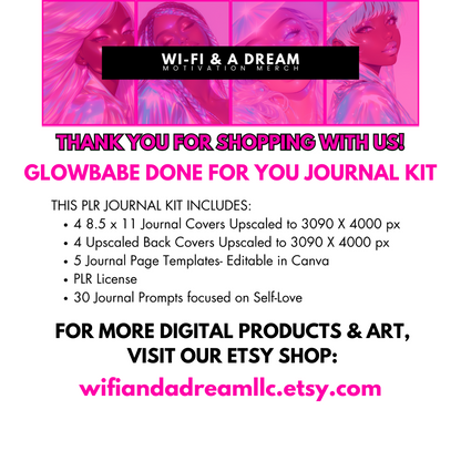 GLOWBABE PLR Journal Kit