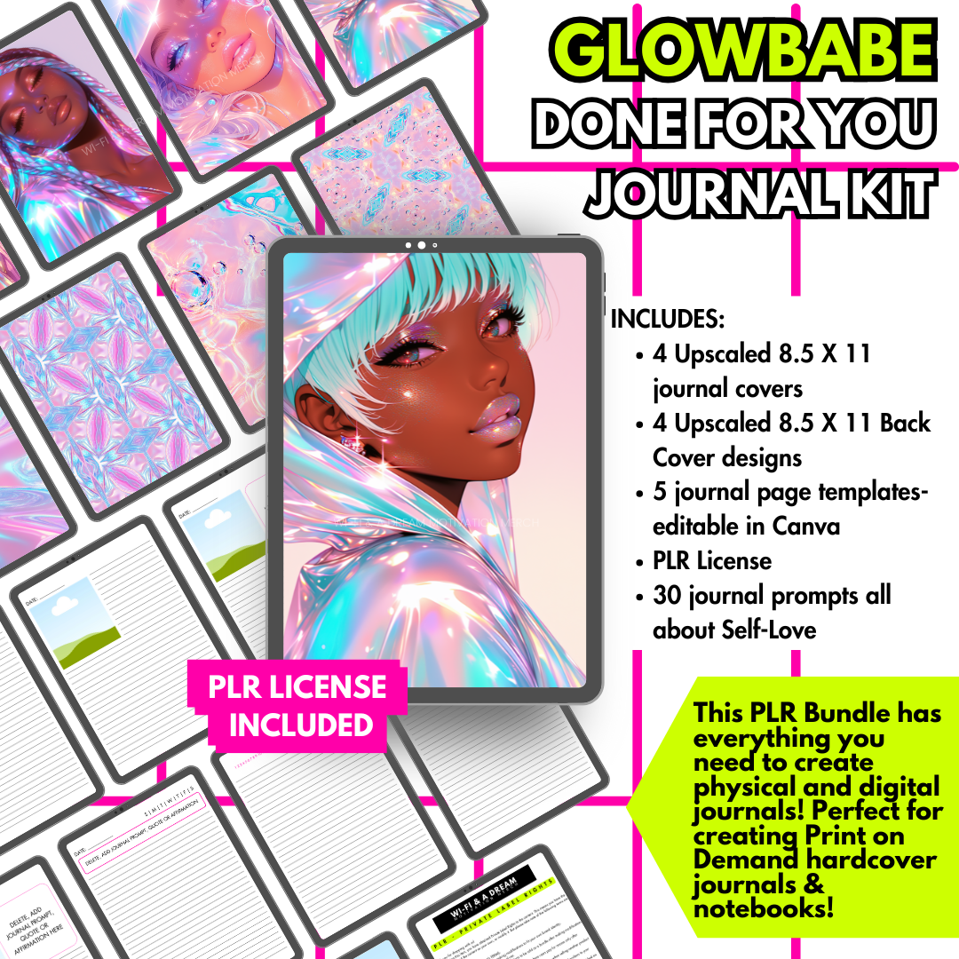 GLOWBABE PLR Journal Kit