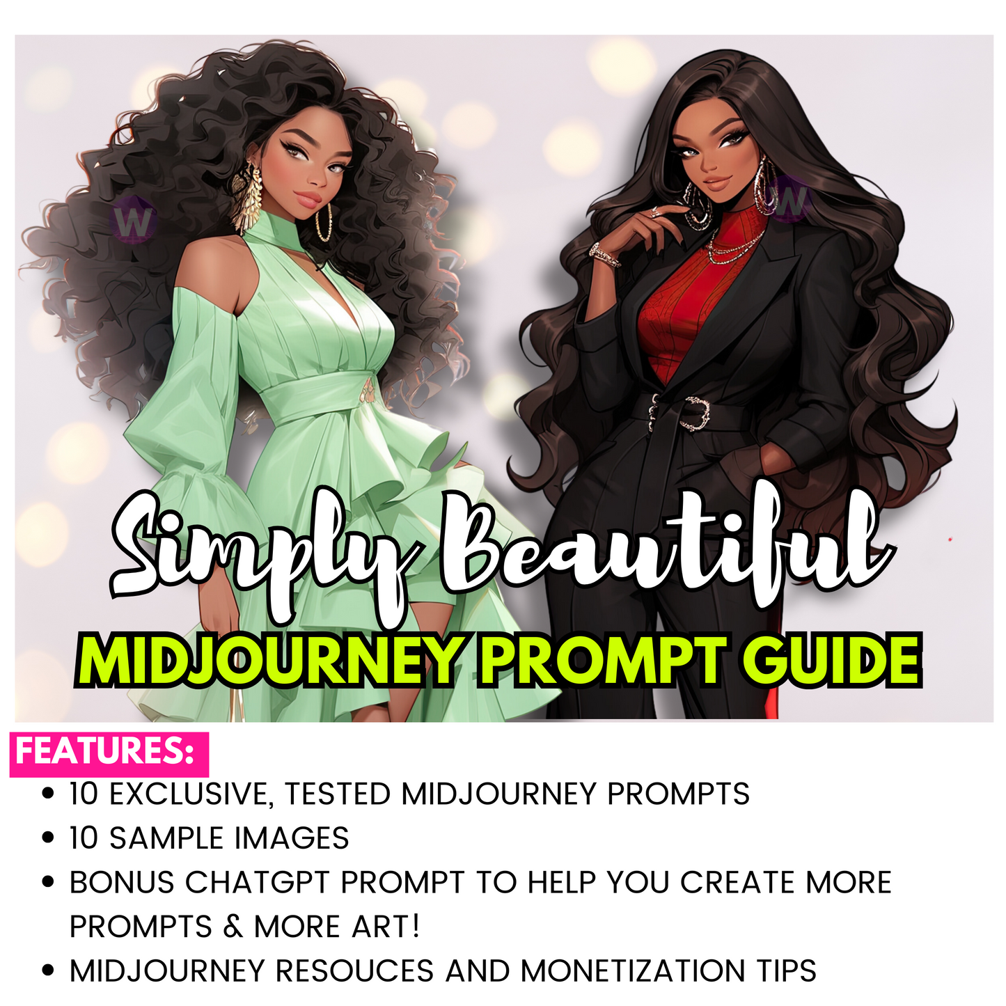 Simply Beautiful | Midjourney Prompt Guide